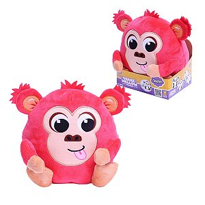 Macaco Rosa Shake Mellow Windy Bums da Fun – Pelúcia Divertida com Som e Vibração