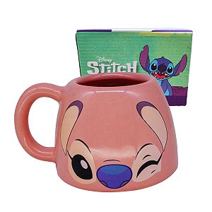 Caneca Angel Zona Criativa Disney 450ml – Colecionável, Criativa e com Embalagem Temática