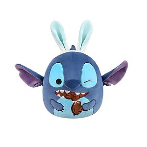 Stitch Pelúcia Coelhinho da Páscoa 30cm Squishmallows Oficial para Presentear