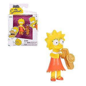 The Simpsons Boneco Lisa Simpson com Saxofone Original e Articulado Sunny