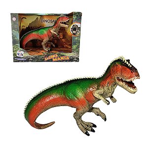 Figura de Dinossauro Realista T-Rex 20cm DinoMania Pica-Pau Brinquedo Colecionável Infantil