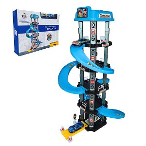 Estacionamento Infantil 5 Andares Com Rampas e Carrinhos Sortidos - Brinquedo Radical