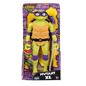 Boneco Donatello 24cm – Tartarugas Ninja XL Mutant Mayhem Licenciado Nickelodeon