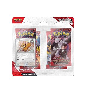 Blister Pokémon TCG Rivais Predestinados Eevee com 4 Pacotes de Booster e 25 Cartas