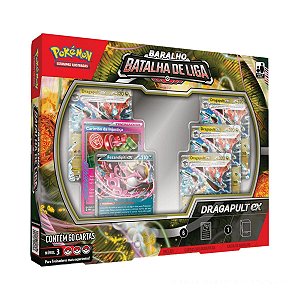 Baralho Pokémon TCG Dragapult EX com 60 Cartas 6 Holográficas e Código Online