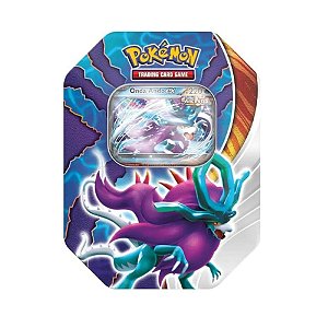 Lata Pokémon Onda Ando ex com 25 Cartas, Boosters e Código TCG