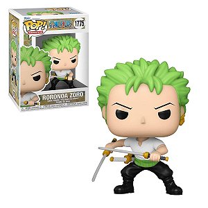 Funko Pop Roronoa Zoro 1775 One Piece Original com Caixa e Espadas