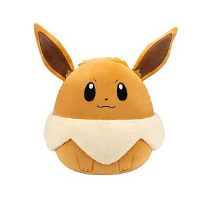 Pelúcia Pokémon Eevee Squishmallows Sunny Original 30cm – Fofa e Licenciada