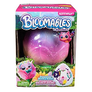 Hatchimals Bloomables Ovo Flor Kittyfly Interativo com +100 Sons Sunny Brinquedos