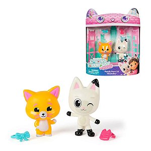 Figuras Gabby’s Dollhouse Pack 2 Sunny Pandy Paws e Chumsley