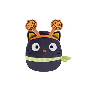 Pelúcia Squishmallows Chococat 27cm Sunny Halloween Sanrio Oficial