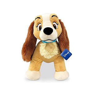 Pelúcia Disney Dama Lady 30cm A Dama e o Vagabundo Original