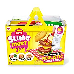 Slime Mart Hambúrguer Realista Zuru Fun Divirta-se Brinquedo Infantil