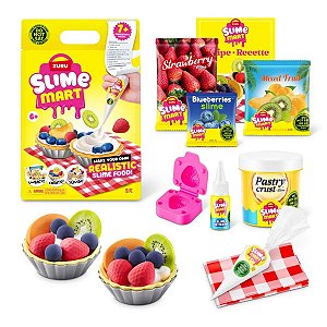 Slime Mart Zuru Torta de Frutas – Comida Realista com Slime