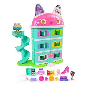 Casa Interativa da Gabby’s Dollhouse Sunny com Luz e Som