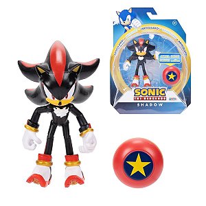 Boneco Articulável Shadow Sonic 3 Sunny com 11 Pontos de Articulação e Mola Estrela
