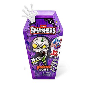 Smashers Horror House Caixão Zumbi Azul com Slime – Fun Divirta-se