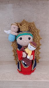 Nossa Senhora do Perpétuo Socorro - Amigurumi - Crochê