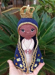 Nossa Senhora Aparecida - Amigurumi - Crochê