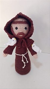 São Francisco de Assis - Amigurumi - Crochê