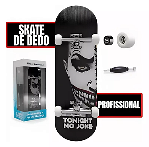 Fingerboard Profissional De Madeira Com Rolamento Skate Dedo - CORINGA