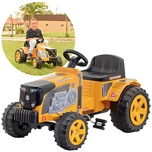 Trator Fazendeiro Farmer Biemme Amarelo