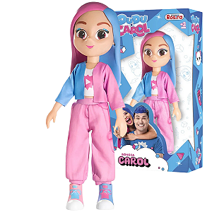 Carol Youtuber 26cm Dudu e Carol Youtubers Articulada
