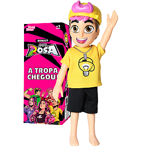 Boneco Dos Rosa Leozin 26cm Articulado Original Novabrink