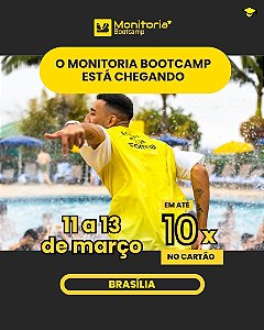 Monitoria Bootcamp: Brasília - Março 2027