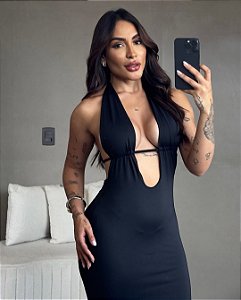 Vestido assimétrico suplex