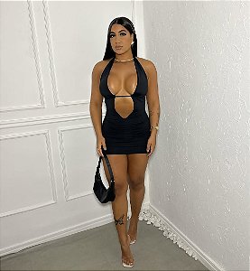 Vestido Assimétrico curto Suplex