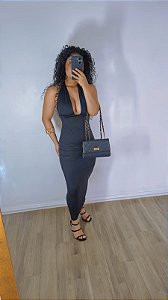 Vestido decote suplex