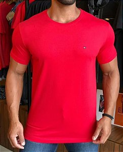 Camiseta Tommy Hilfiger - Vermelho