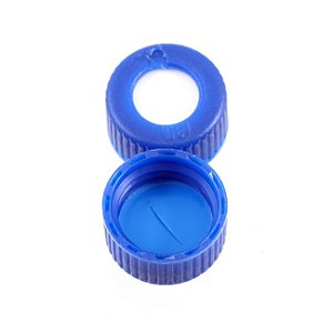 TAMPA VIAL ROSCA 9MM SILICONE/PTFE PRE-CORTADA