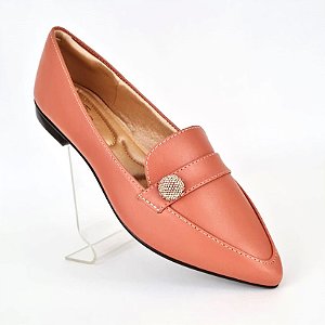 Sapatilha estilo mocassim Malva strass Eduarda Porto