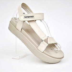 Birken Improviso Off White velcro