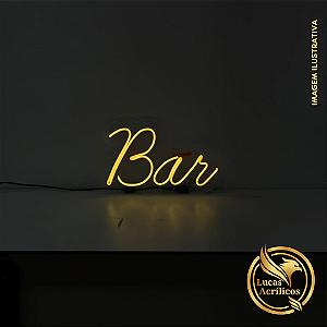 BAR EM LED 30 X 18 CM