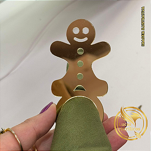 KIT COM 10 PORTA GUARDANAPOS PÃO DE MEL EM ACRÍLICO