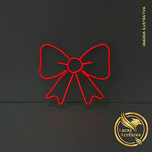 LAÇO DE NATAL EM LED 27X30 CM