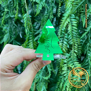 KIT COM 10 PORTA GUARDANAPOS ÁRVORE DE NATAL
