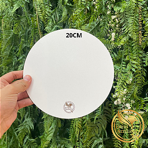 KIT COM 10 SOUSPLAT CAKE BOARD EM MDF 20CM