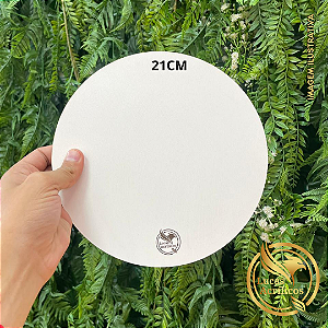 KIT COM 10 SOUSPLAT CAKE BOARD EM MDF 21CM