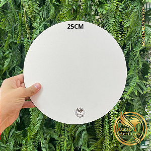 KIT COM 10 SOUSPLAT CAKE BOARD EM MDF 25CM