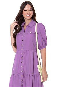 Vestido Natália Lilás Hapuk