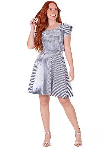 Conjunto Odete Listrado Azul Hapuk