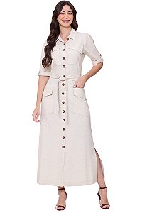 Chemise Pamela Linho Cru Hapuk