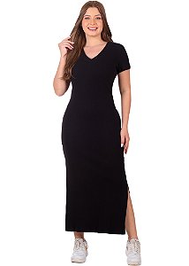 Vestido Angela Midi Preto Hapuk