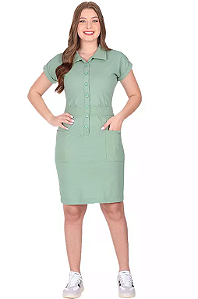 Vestido Jorceli Justo Verde Hapuk