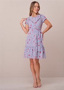 Vestido Tamara Azul Tatá Martello