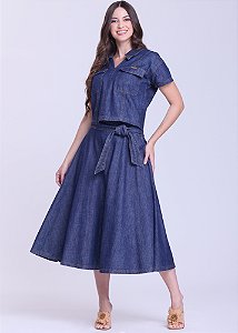 Conjunto Clarice Godê Jeans Escuro Hapuk